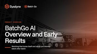 BatchGo AI Overview and Early Results