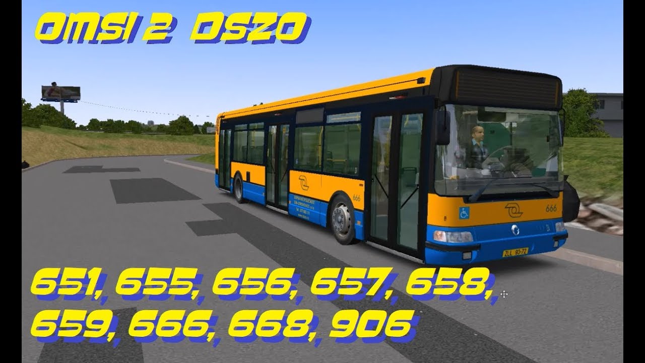 OMSI 2 Autobusy DSZO (651, 655, 656, 657, 658, 659, 666, 668, 906)