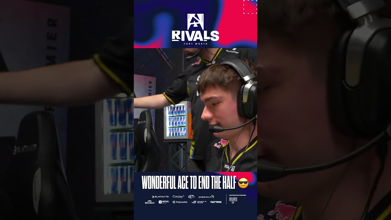 A cool ACE from w0nderful to end the half 😎 | @redbullgaming ACE Replay