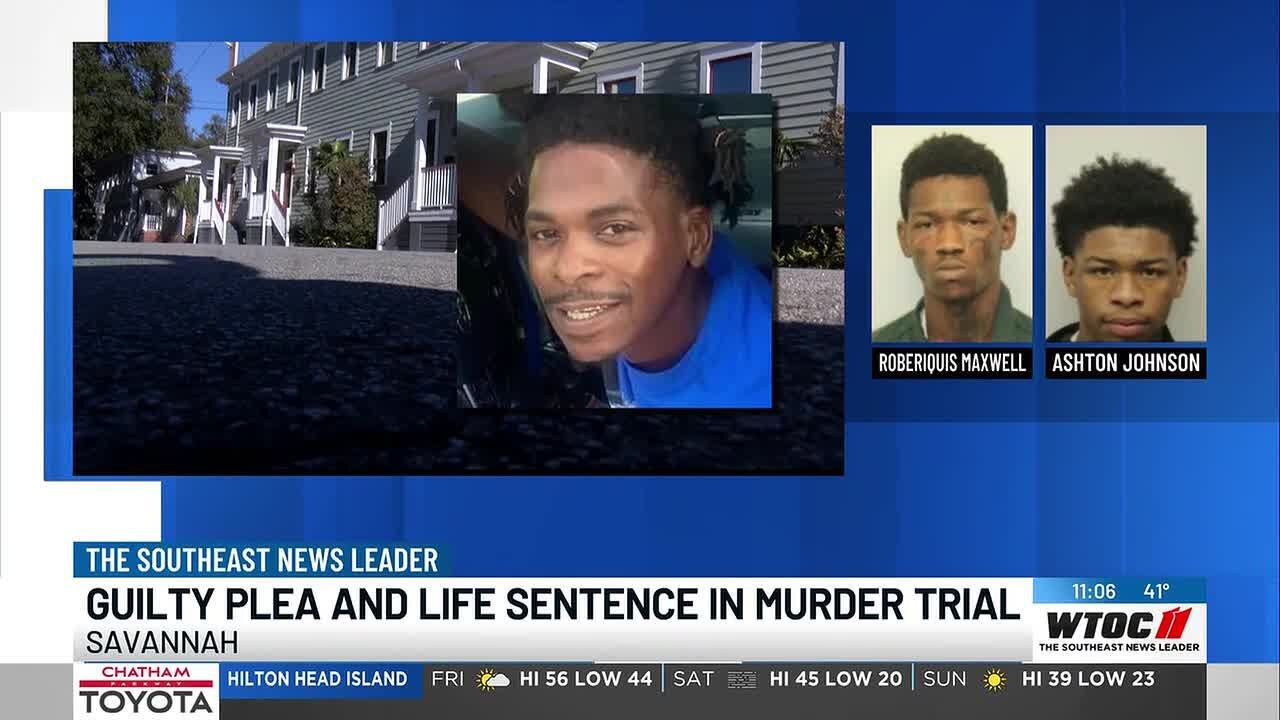 Defendant pleads guilty in 2023 Savannah murder trial, judge sentences him to life