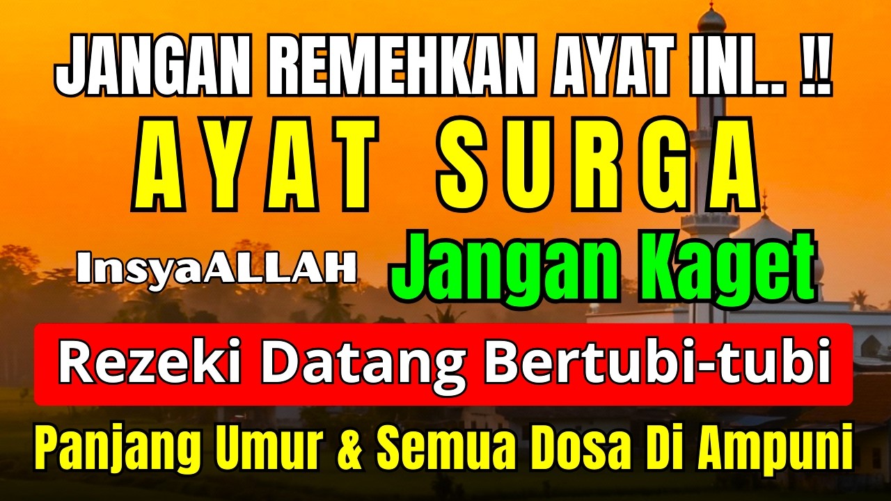 Doa yang Paling Mustajab untuk Perlindungan Keluarga, Rezeki Berlimpah & Ketenangan Hati