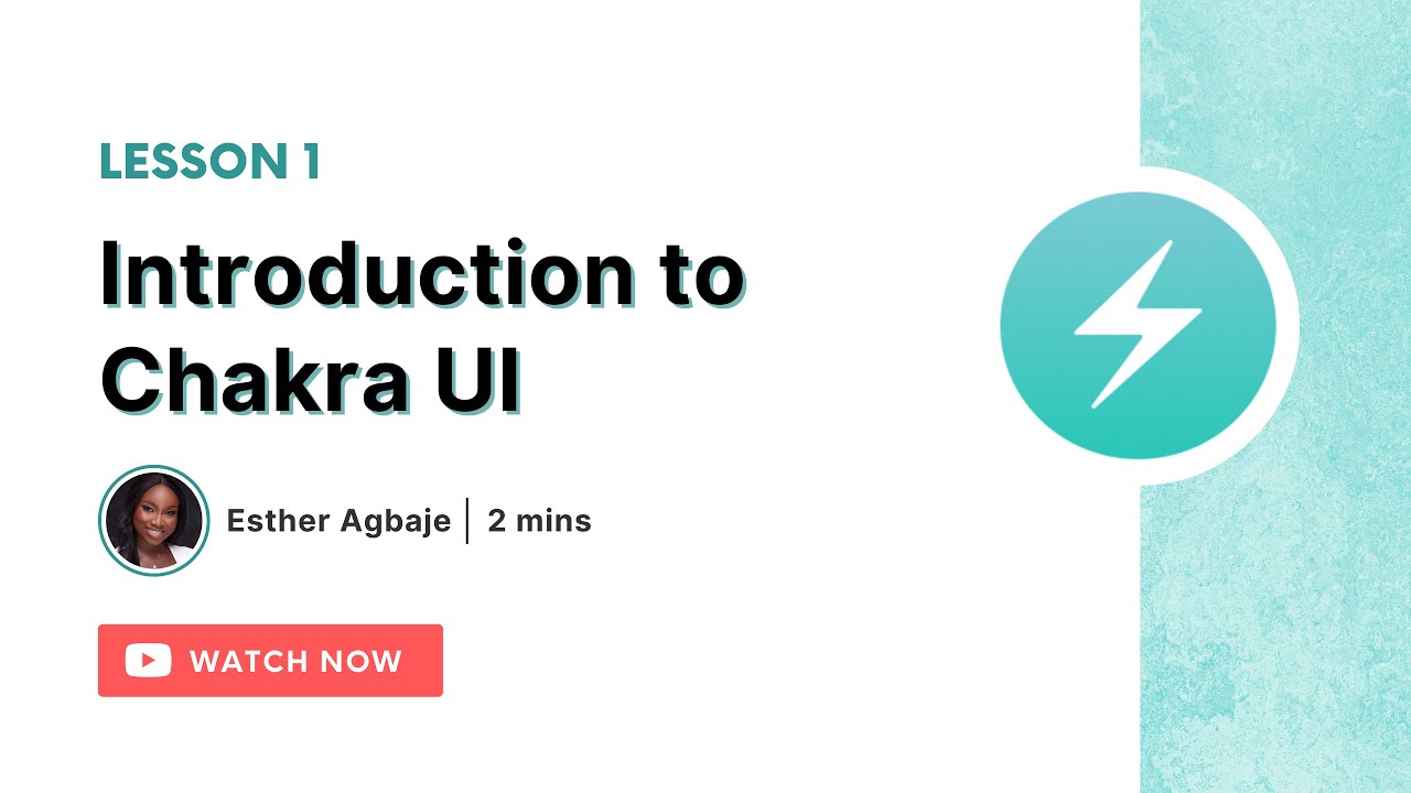 Introduction to Chakra UI - Lesson 1 - YouTube
