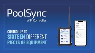 Connecting multiple devices to a PoolSync WIFI and a heat pump with a Swipe to Unlock Display