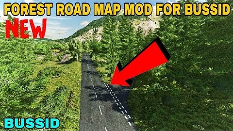 forest road map mod for bussid | mod map bussid | mapas para bus simulator indonesia.