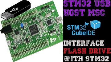 How to use Flash Drive with STM32 || USB HOST MSC || CubeIDE