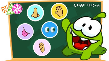 Back To School With Om Nom : Learn Five Senses + Kids Learning Video | Learn With Om Nom