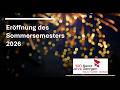 Eröffnung Des Sommersemesters 2026