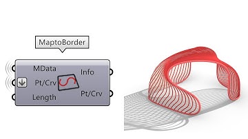 Grasshopper script (Tween Curve on Surface)
