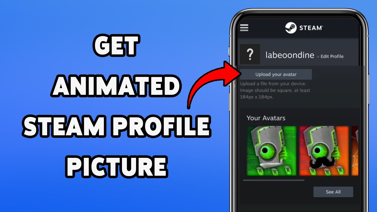 Получите анимированную картинку профиля Steam | Добавьте анимированный аватар в Steam 2025