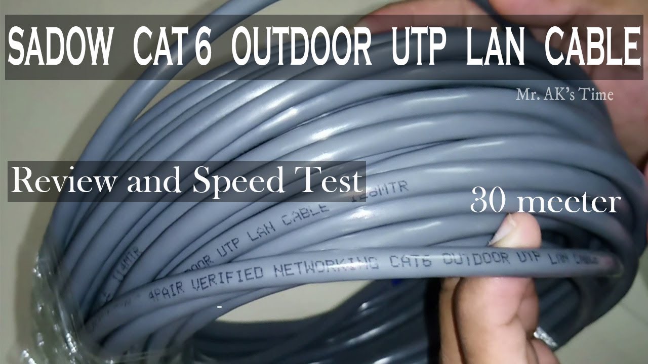 cat6 outdoor ราคา  Update New  SADOW CAT 6 Outdoor LAN Cable l Outdoor Network Cable l RJ45 Patch Cable l Ethernet Cable l CAT-6