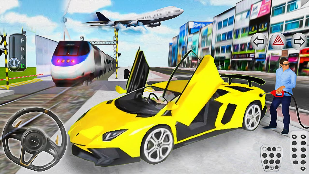 Car Driving Lamborghini Simulator - 3D Driving Class 2022 - Best Android GamePlay #19