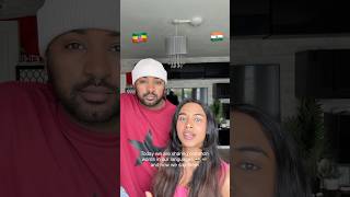 India x Ethiopia❤️ #indianlanguage #ethiopianlanguage #amharic #hindi #malayalam #tigrinya #couple