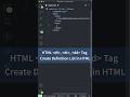 Create Definition Lists in HTML, dl dt dd Tag | HTML Tutorial for Beginners #html