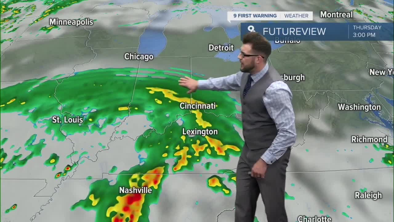 Timing out rainfall for the end of your week - YouTube