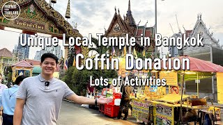 REAL LOCAL TEMPLE in Bangkok( Wat hua lamphong )+How to pray. Bangkok Travel Guide2023