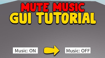 How to make a Mute Music GUI on Roblox Studio!
