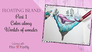 WHALE Worlds of Wonder Part 1 | Coloring Tutorial |Color along |Johanna Basford