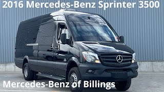 2016 Mercedes-Benz Sprinter 3500 Passenger 170 WB High Roof For Sale Billings, Montana #mercedes