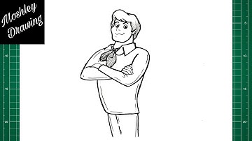 How to Draw Fred Jones - Scooby Doo