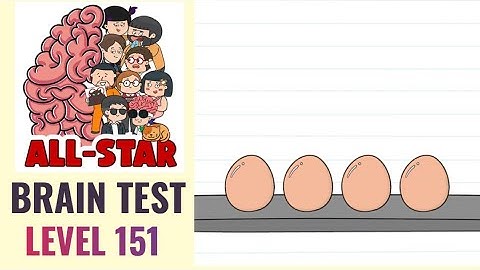 Brain Test All Star Level 151 | Find the raw egg | Walkthrough