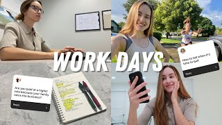 Work Days in my Life | Being ghosted at work, Mini Q&A, & Opening up about my mental health