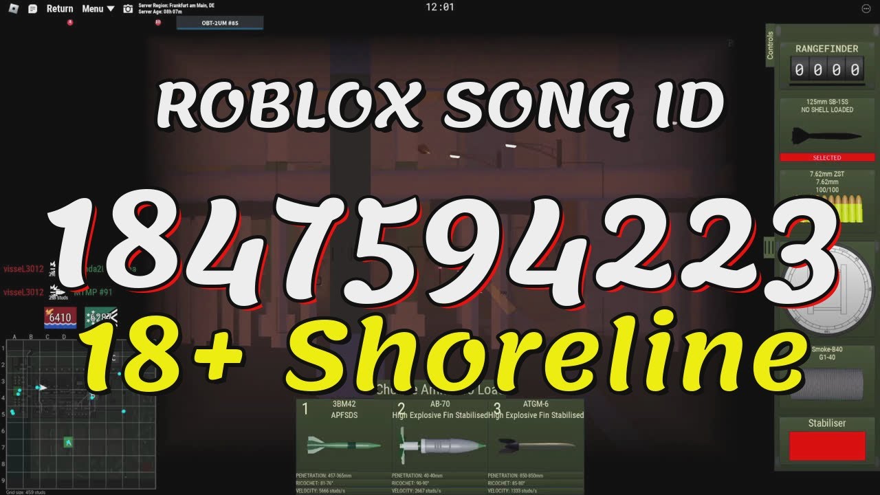 18+ Shoreline Roblox Song IDs/Codes