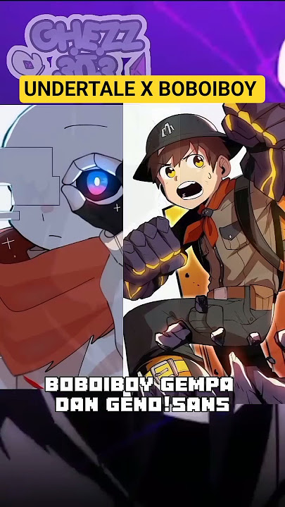 Undertale Au X Boboiboy Elemental #undertale #sans #sansau #undertaleau #boboiboy #boboiboygalaxy