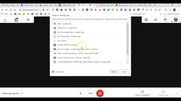 Tech Tip Tuesday - Present a Chrome Tab in Google Meet