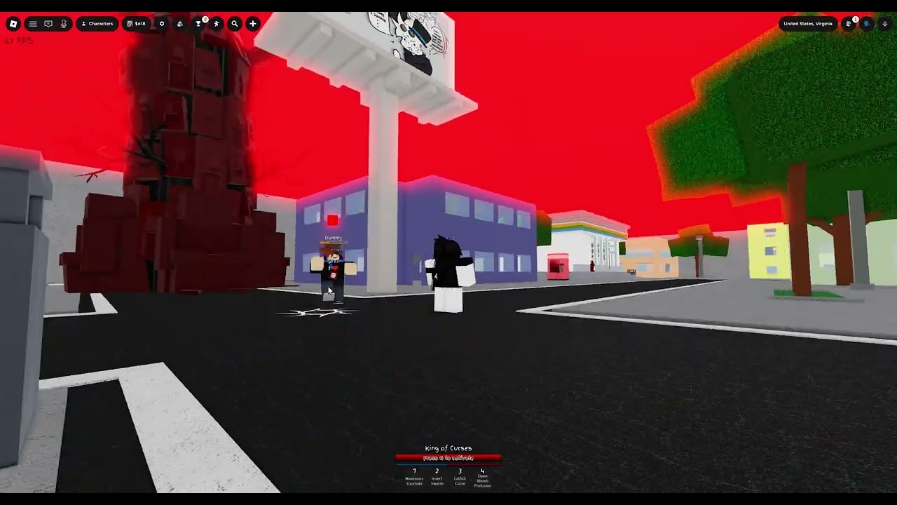 Barrierless Womb-Profusion Kenjaku Domain JJS SKILL BUILDER