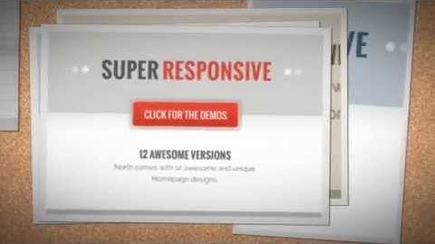 North - One Page Parallax WordPress Theme  + Download