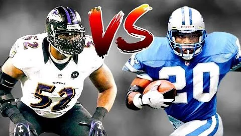 Barry Sanders vs Ray Lewis (1998) | RB vs LB Matchup