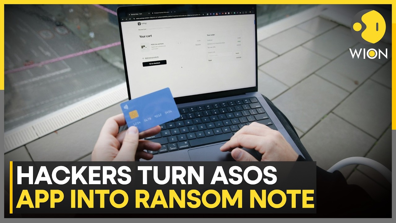 Hackers Turn Asos App Into Ransom Note | WION News Hackers Turn Asos App Into Ransom Note | WION News
