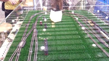 Maker Faire: Model Railroad controlled by BeagleBone Black