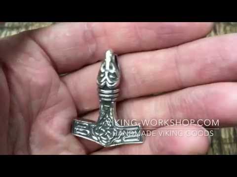 Thors Hammer Pendant Handmade Viking Jewelry | Viking Workshop Thors Hammer Pendant Handmade Viking Jewelry | Viking Workshop