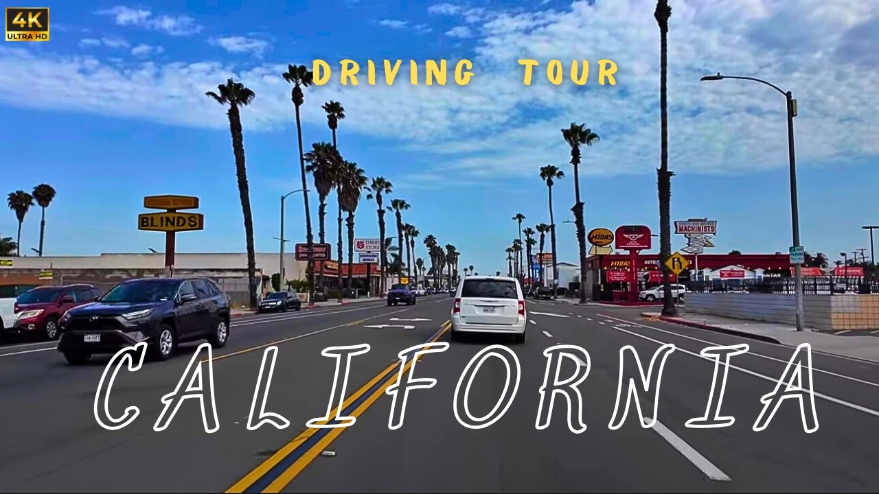 California Driving Tour | Otay mesa Border Crossing to Chula Vista | 4K