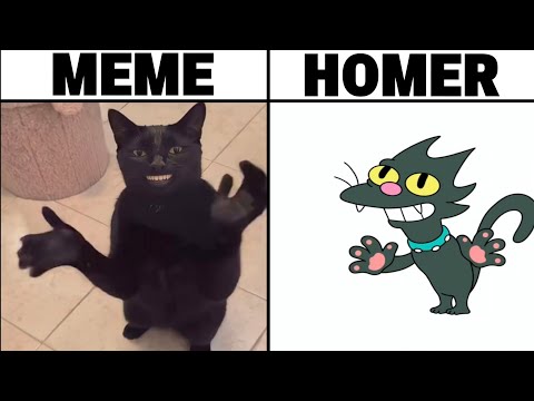 Cat Clapping Hand Meme vs Original