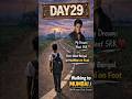 Day 29😳 Still Walking To Meet Shah Rukh Khan | West Bengal To Mumbai#mumbai#shorts #youtubeshorts