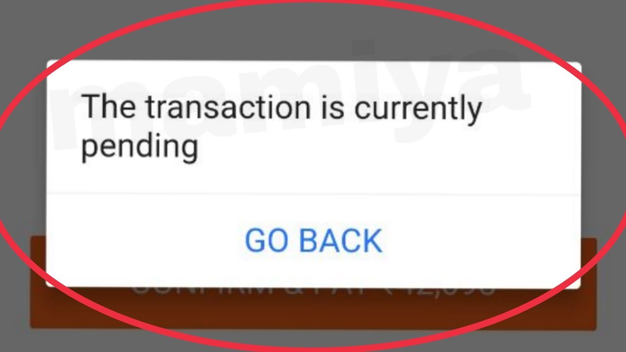 Flipkart Fix The transaction is currently pending problem solve in Flipkart
