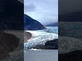❄️ Mendenhall Glacier in late summer—nature’s power and beauty in Alaska! #nature #glacier