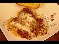 Basic Cooking Lesson #12 - Spaghetti - Recipe for Showing you How to Make it Your Way.
