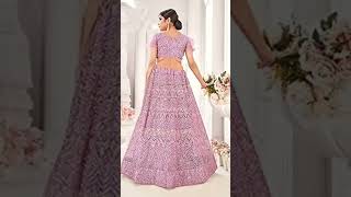 Pandadi Women's #Net Lehenga #Choli With Sequence Work #shorts