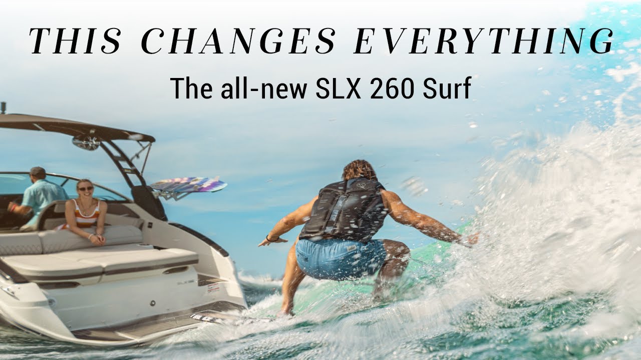 Sea Ray SLX 260 Surf Launch | New Product | Sea Ray Wakesurf Boat