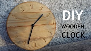DIY Modern Wooden Clock // Woodworking How To // My Cellar Workshop