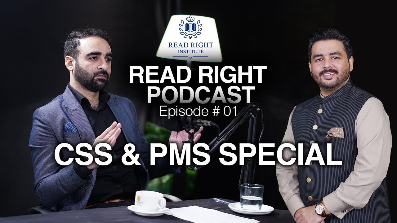 CSS & PMS SPECIAL PODCAST Ep#01 READ RIGHT institute - YouTube