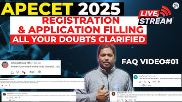 "Join us Live: Clear all your doubts in ECET application filling & fee payment"