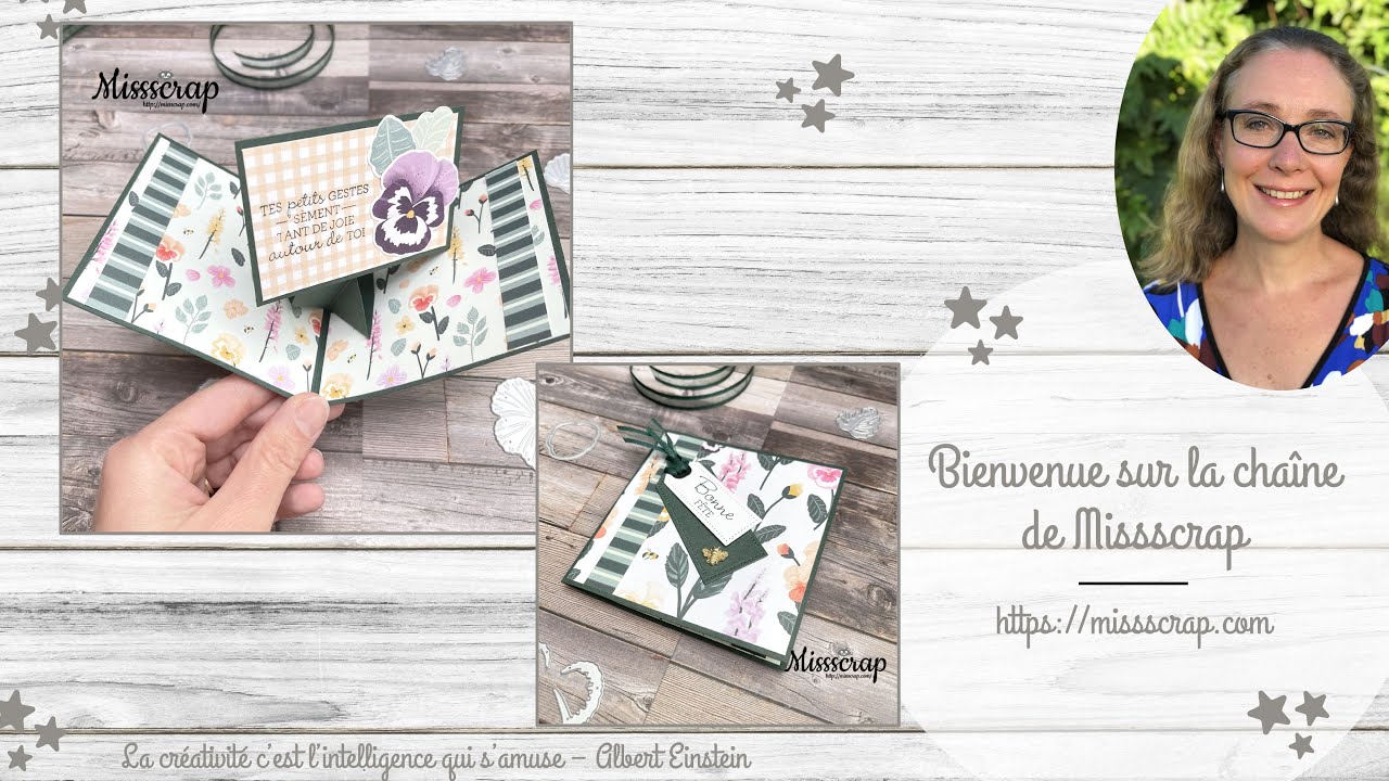 Live FB #85: une carte pop-up qui twist / pop-up and twist card