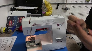 Threading a rotary style bobbin case and setting tension