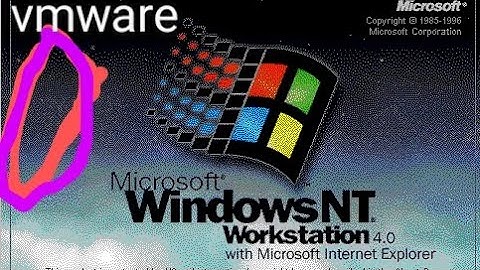 how to install windows nt 4.0 on the vmware