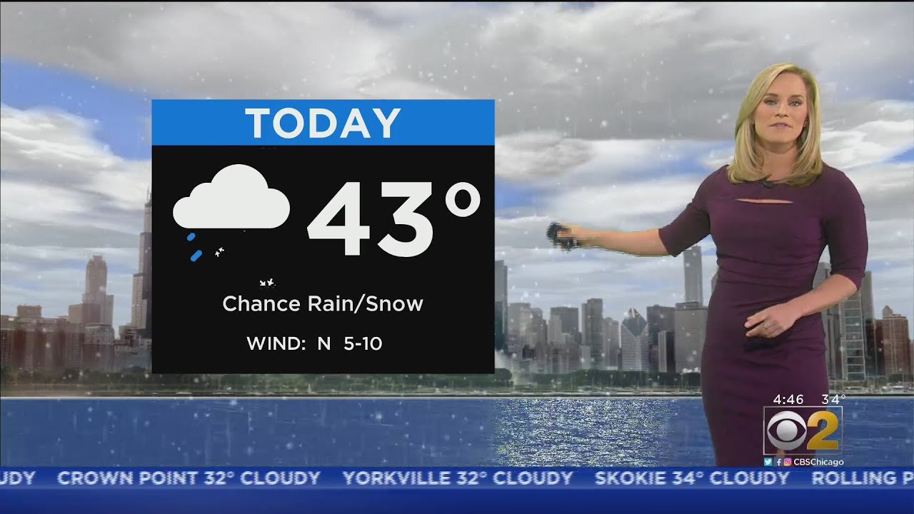Another Cold Day With Rain, Snow Chances; Big Warmup Ahead - YouTube