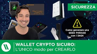 WALLET CRYPTO: ECCO il modo PIÙ SICURO di USARLI | Come generare SEED PHRASE con DADI screenshot 5